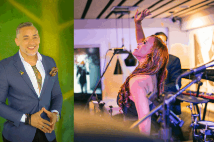 Osiris Presinal y Erika Jiménez en el Latin Music Tours 2025 en PC
