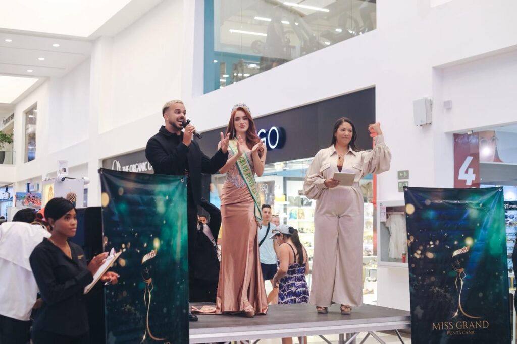 Virginia Salas, Miss Grand PC, revoluciona Downtown Mall